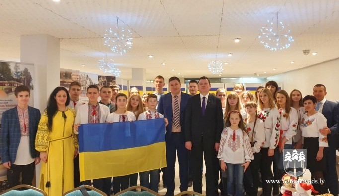 Ogrē viesojās bērni un jaunieši no Ukrainas