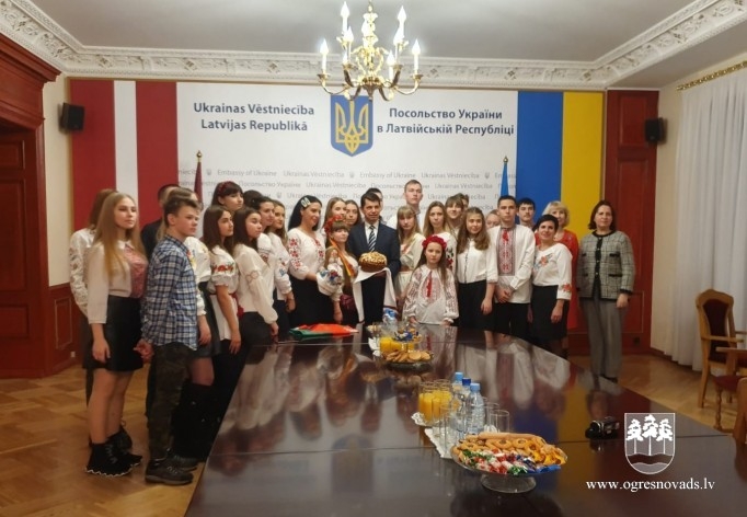 Ogrē viesojās bērni un jaunieši no Ukrainas