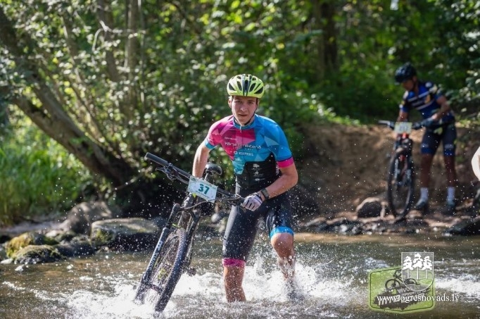 Ogrēnieši ieņem pjedestālu MTB riteņbraukšanas sacensībās