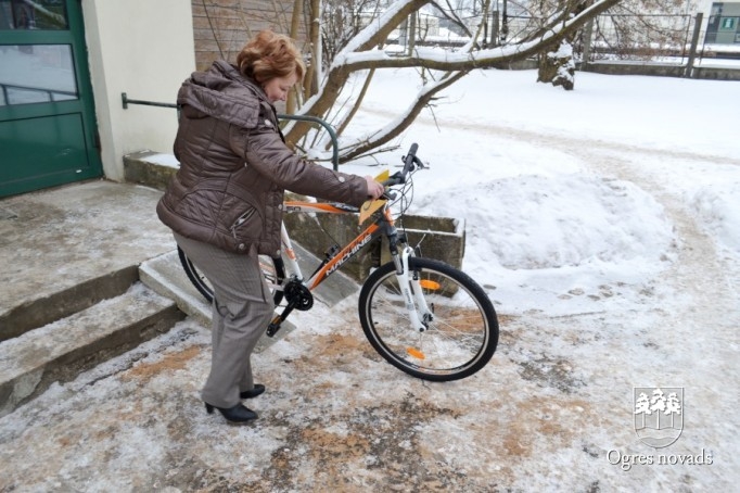 Jaunā velosipēda saņemšana