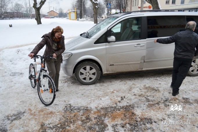 Jaunā velosipēda saņemšana