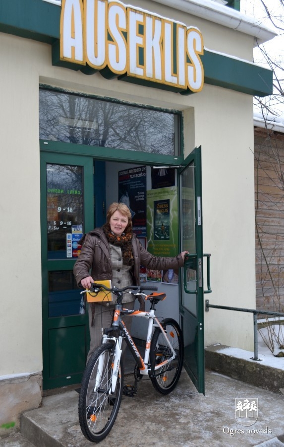 Jaunā velosipēda saņemšana