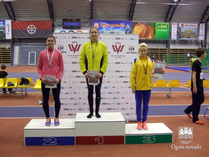 Ogres sportisti iegūst augstus rezultātus Latvijas ziemas čempionātā