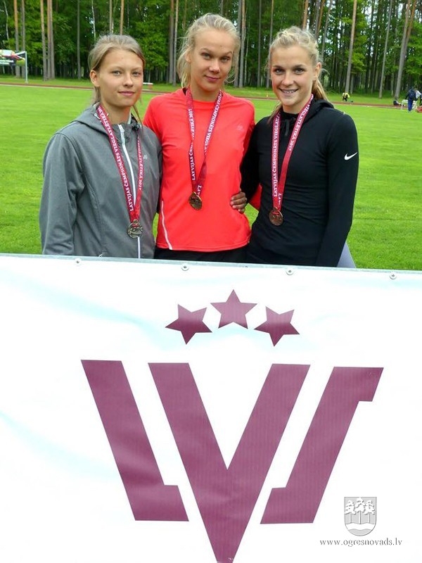 Mūspuses vieglatlētiem panākumi Latvijas čempionātos