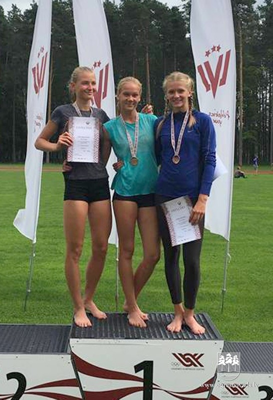 Ogres NSC vieglatlētiem panākumi Latvijas čempionātā