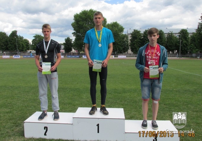 Ogres novada atklātās sacensības vieglatlētikā U16 17.06.2015.
