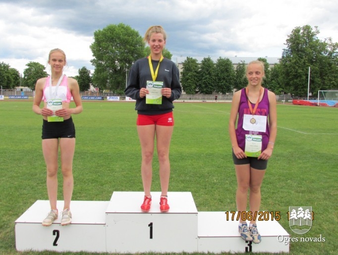 Ogres novada atklātās sacensības vieglatlētikā U16 17.06.2015.