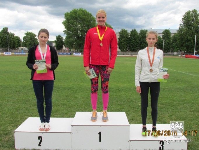 Ogres novada atklātās sacensības vieglatlētikā U16 17.06.2015.