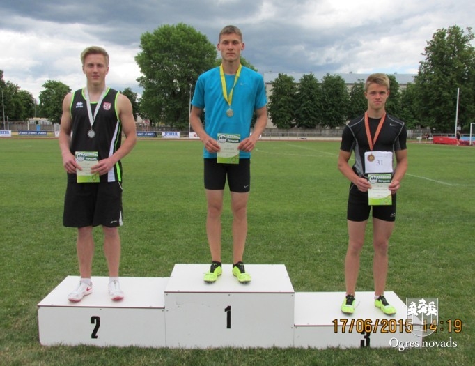 Ogres novada atklātās sacensības vieglatlētikā U16 17.06.2015.