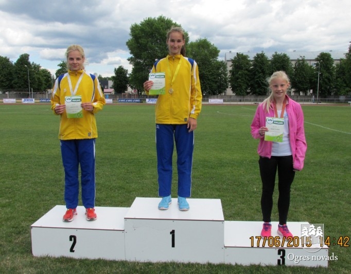 Ogres novada atklātās sacensības vieglatlētikā U16 17.06.2015.