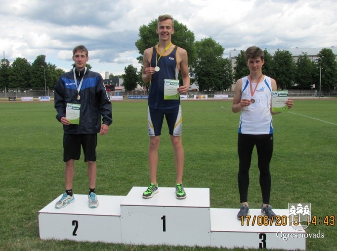 Ogres novada atklātās sacensības vieglatlētikā U16 17.06.2015.