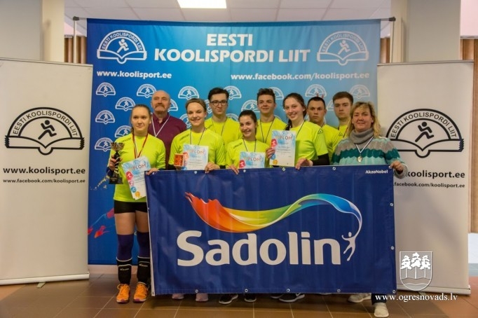 Madlienas jaunajiem volejbolistiem sudrabs Igaunijā