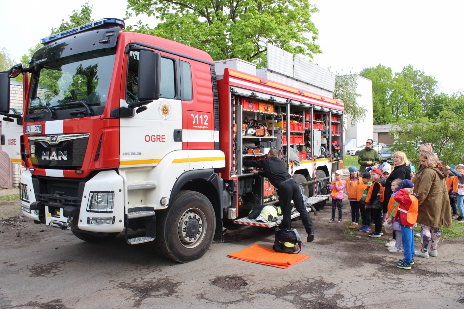 17. maijā VUGD Ogres daļā Atvērto durvju diena