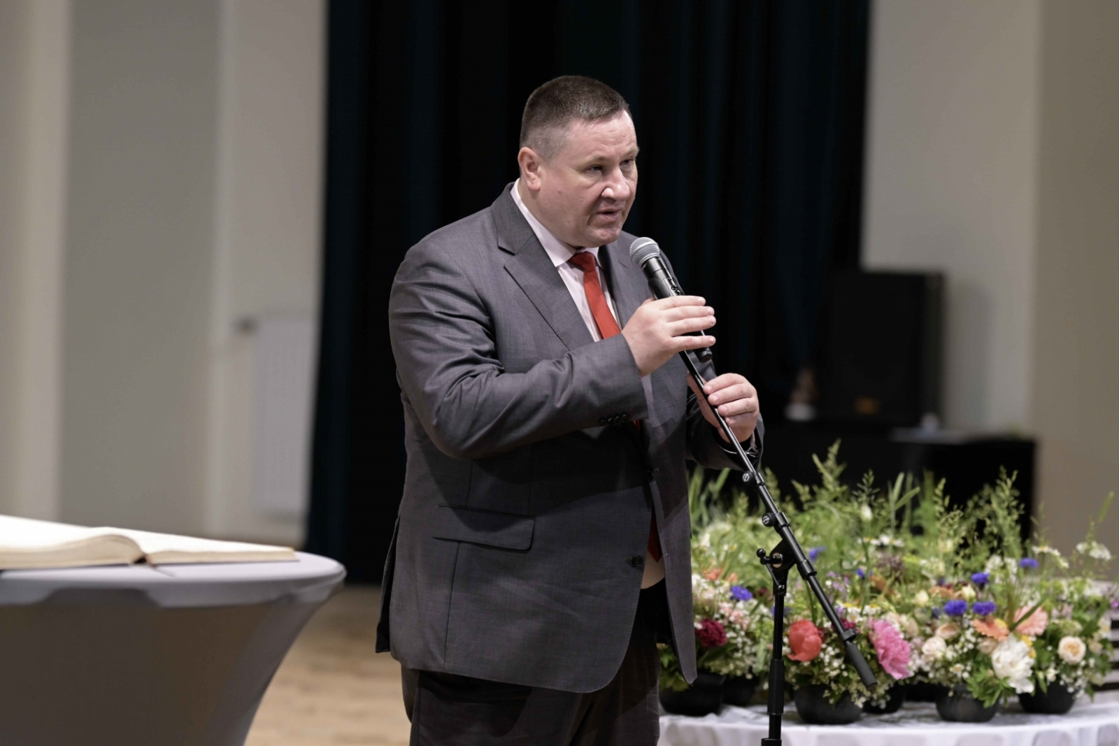 Egils Helmanis Ogres novada Zelta kāzu pāru pasākums 31.05.2024