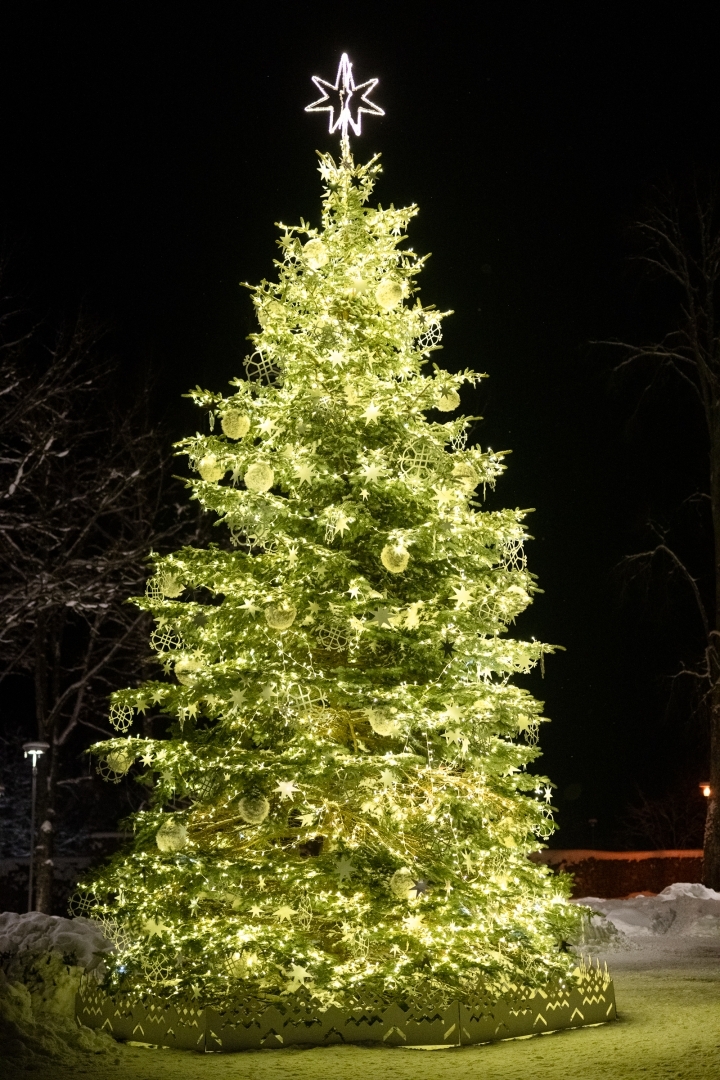 Ziemassvētku egles iedegšana Ikšķilē 03.12.2023.
