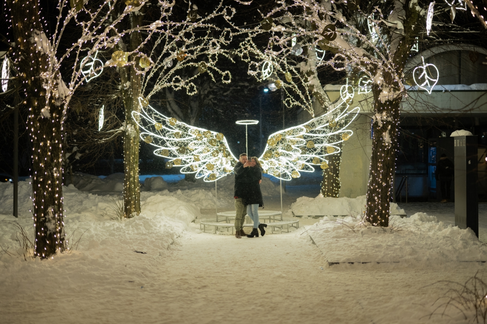 Ziemassvētku egles iedegšana Ogrē 03.12.2023.