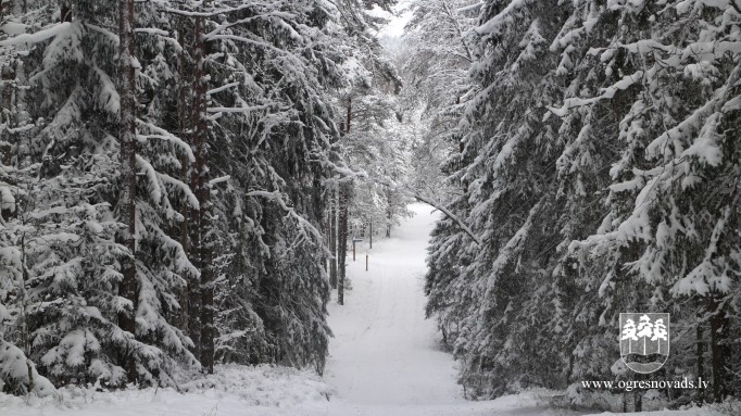 Slēpošanas trase Zilajos kalnos gaida slēpotājus