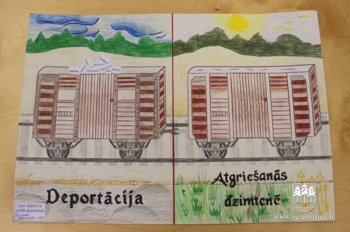 Novada skolēni piedalās deportācijām veltītā konkursā