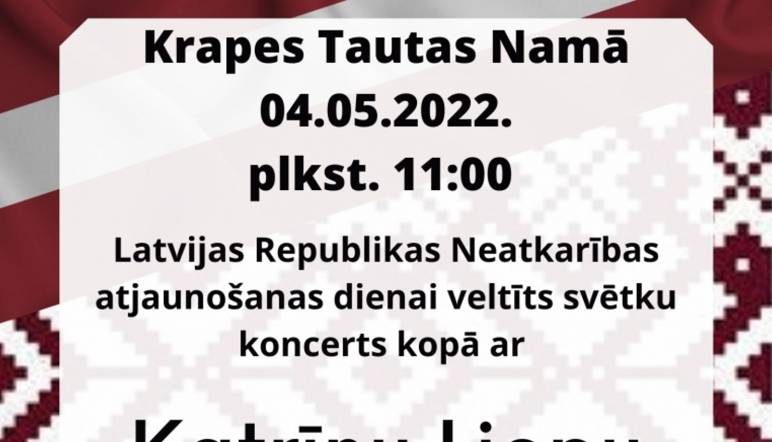 Koncerts Krapē