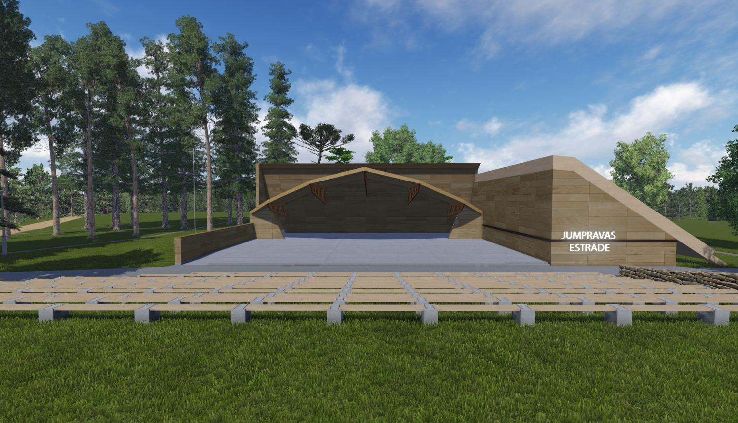 Jumpravas estrādes rekonstrukcija