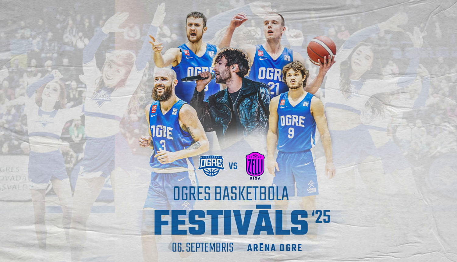 6. septembris | 14.00 | arēna "Ogre" - Ogres basketbola FESTIVĀLS ‘25