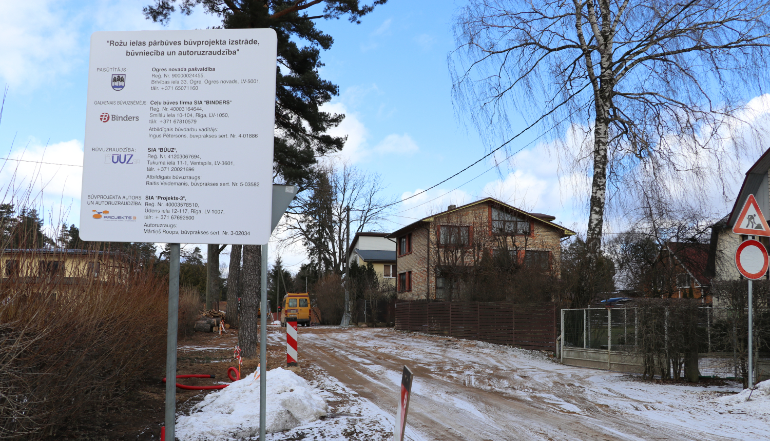 Atsākti Rožu ielas pārbūves darbi