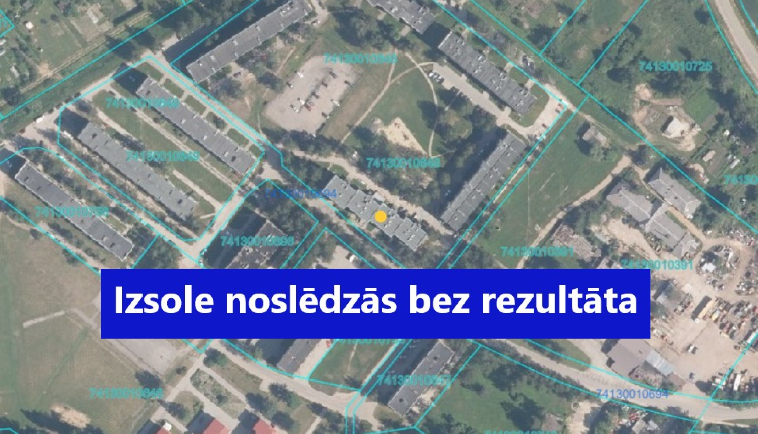 Izsoles rezultāts - Avotu iela 1 - 44, Lielvārde. Izsole noslēdzās bez rezultāta