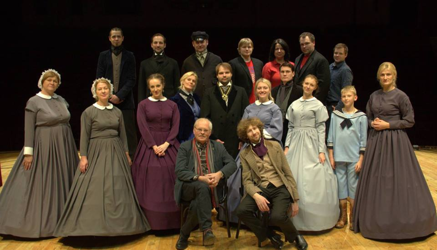 Ogres Tautas teātra izrāde Henrija Ibstena lugai „Bernika projekts”