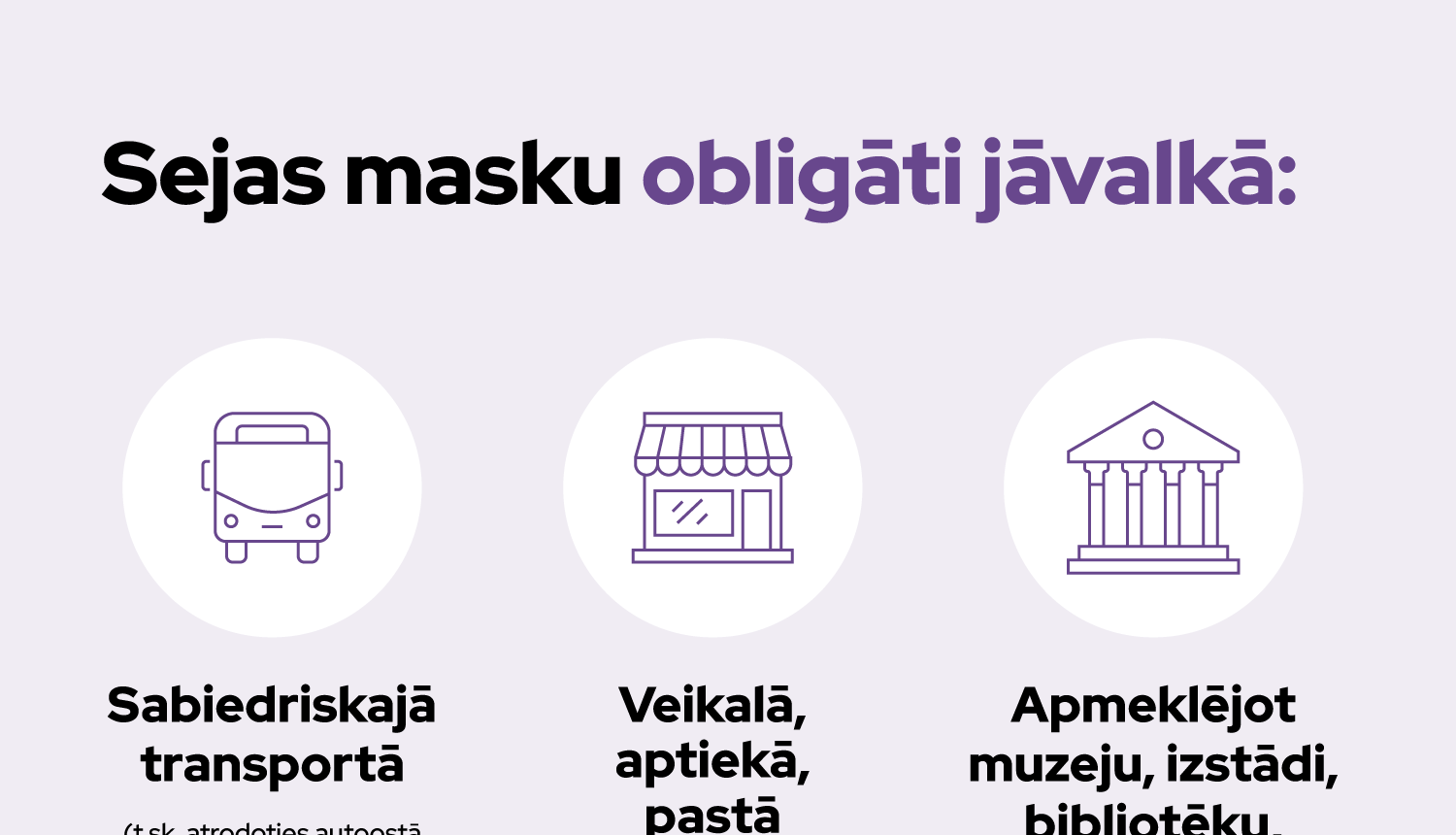 Veselības ministrija: uz laiku jāierobežo cilvēku kustība ārpus katra sociālā burbuļa