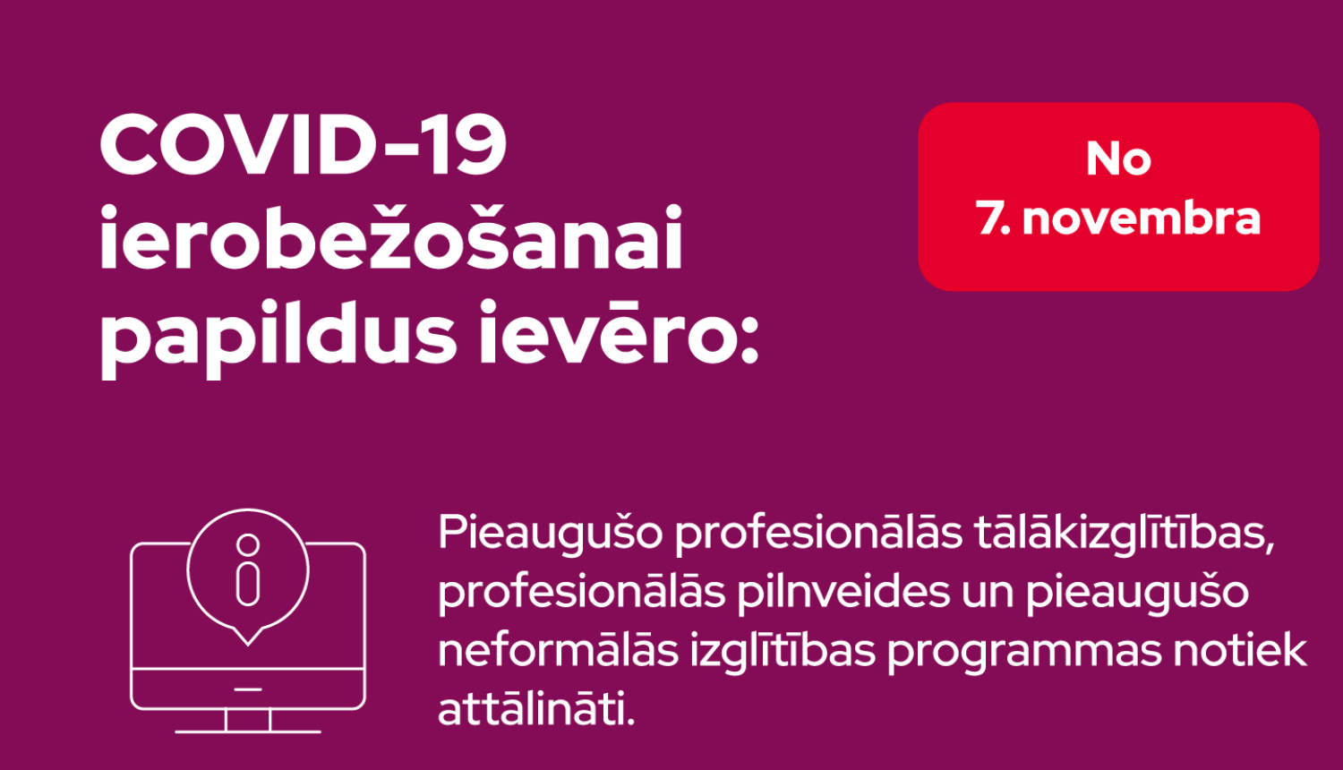 Papildināti un precizēti Covid-19 piesardzības pasākumi