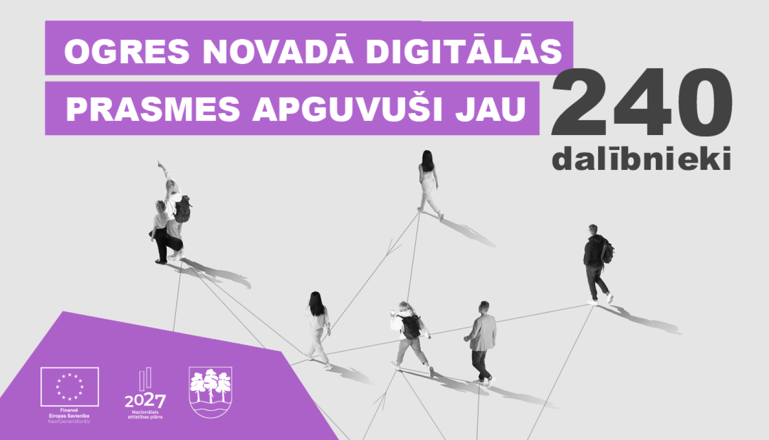 Ogres novada pašvaldībā ir veiksmīgi uzsākta izglītības programma, kas sniedz iedzīvotājiem iespēju bez maksas apgūt būtiskas digitālās prasmes. 