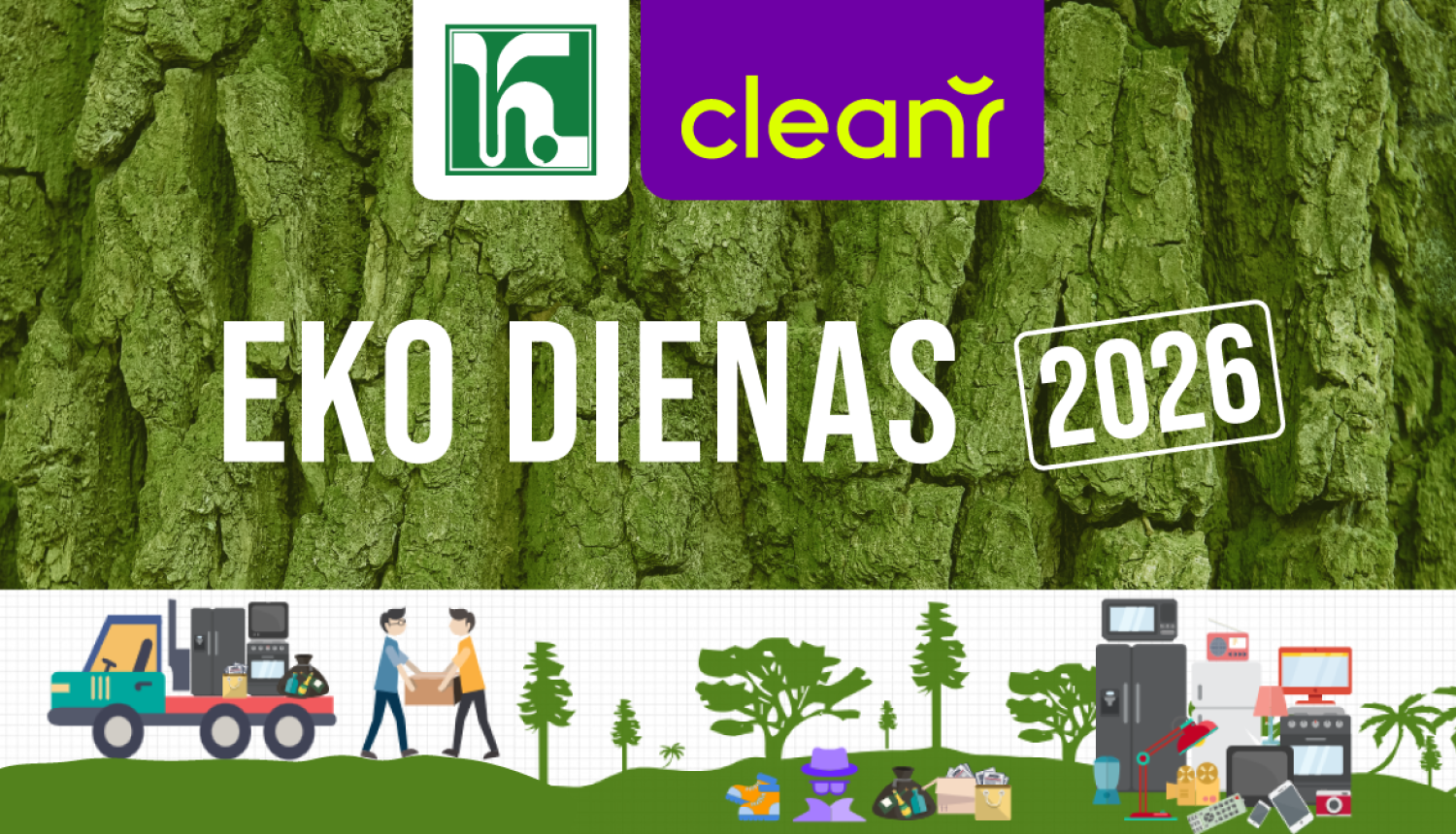  "Ķilupe" aicina iedzīvotājus "EKO Dienās 2026" atbrīvoties no atkritumiem bez maksas