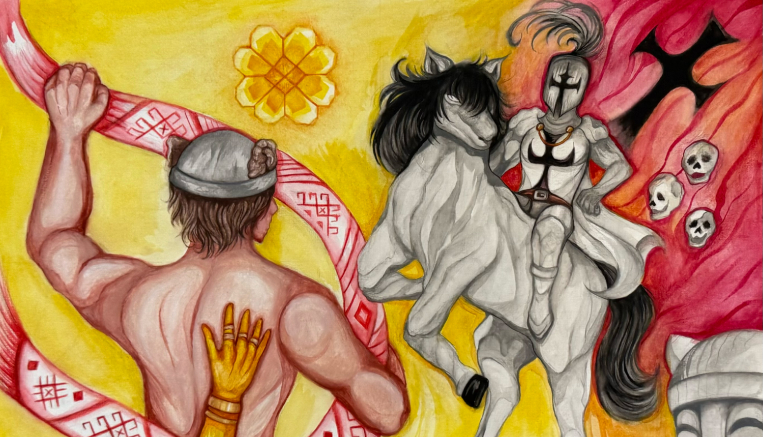 XIII Latvijas Skolu jaunatnes dziesmu un deju svētku vizuālās un vizuāli plastiskās mākslas konkursa "StaroJums" 1. kārtas darbs, kas ticis 2. kārtā