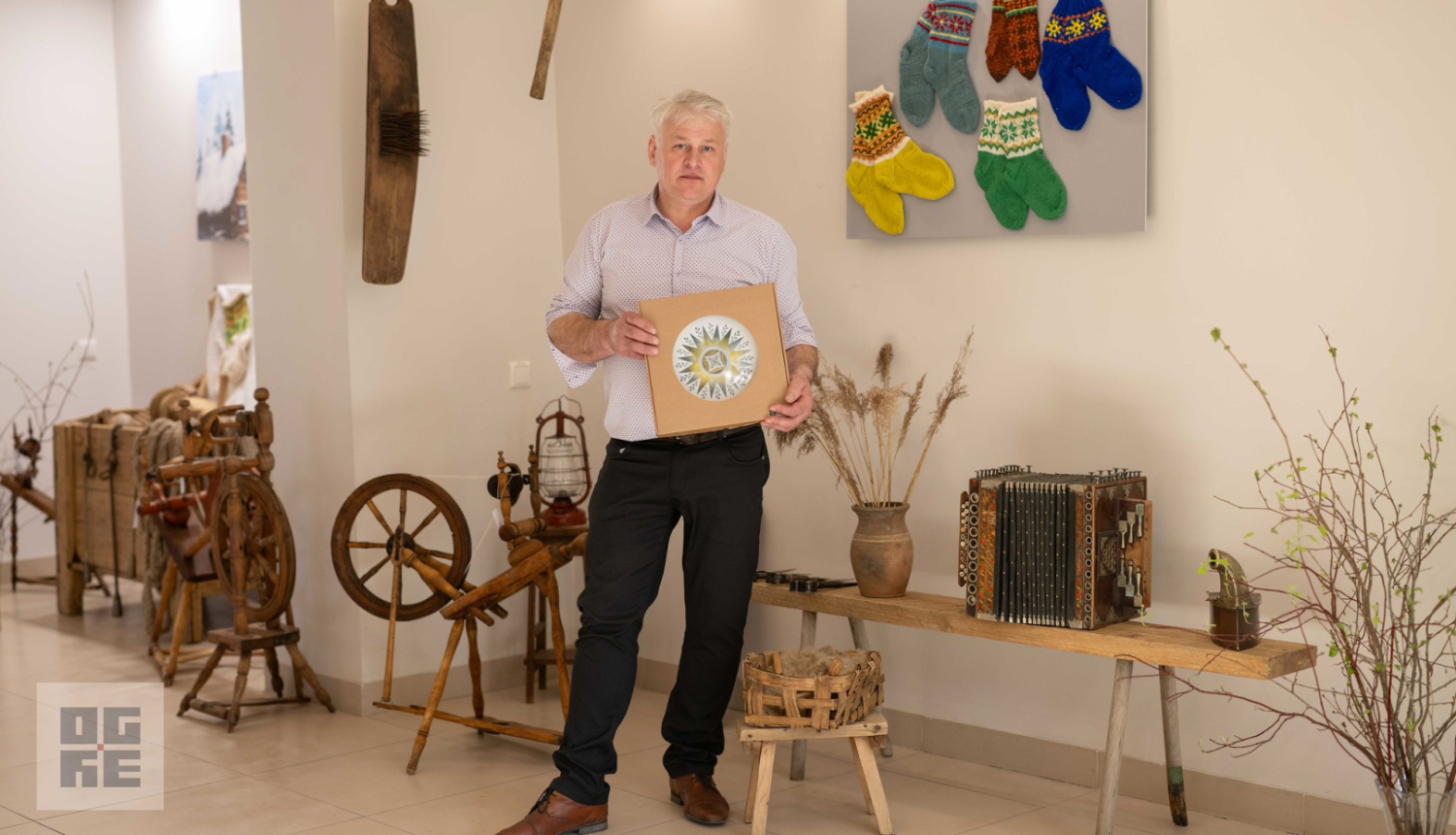 Tīnūžnieks Ivars Rancāns savu 50.dzimšanas dienu svin ar izstādes atklāšanu Tīnūžu tautas namā.