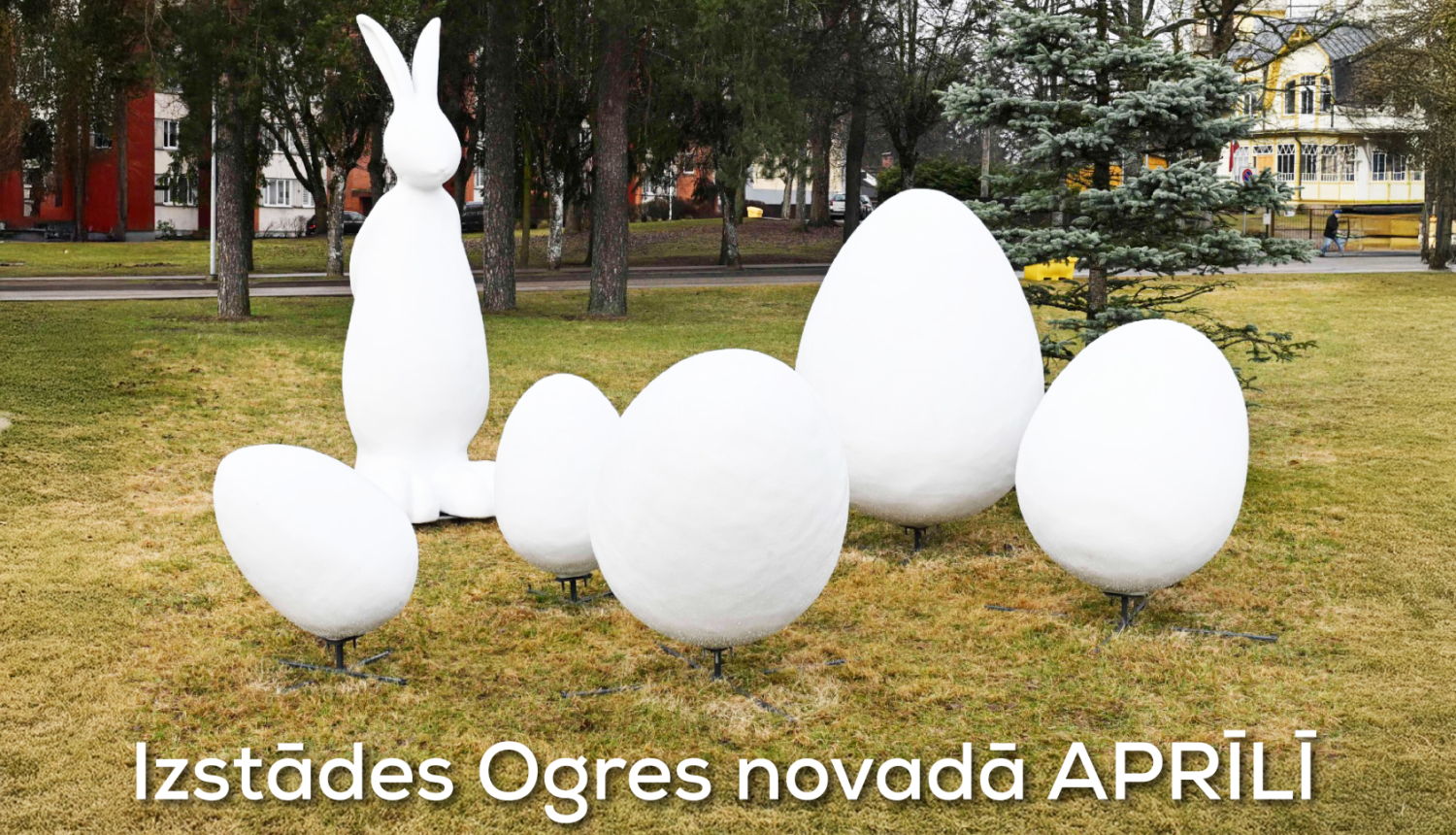 Izstādes Ogres novadā aprili- titulattēls. Lieldienu noformējums