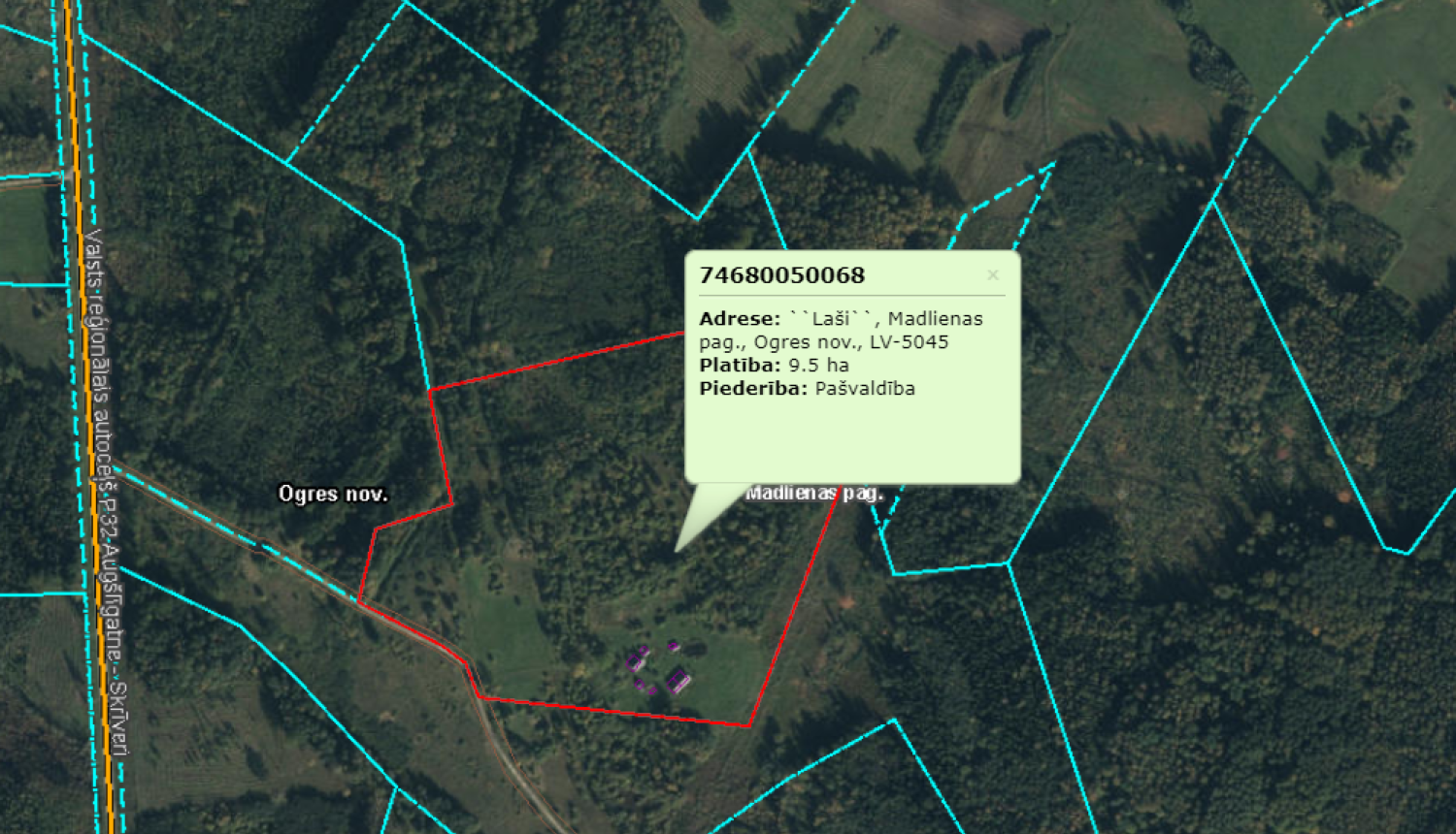 Mutiskā izsolē pārdod nekustamo īpašumu “Laši” Madlienas pagastā