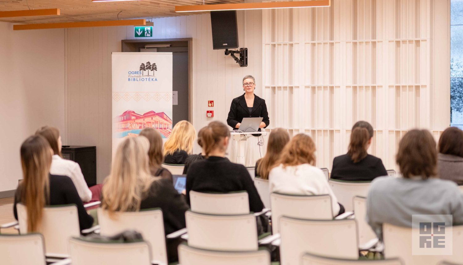 Lēdmanes ūdenstorņa attīstības vīziju prezentēšanas pasākums Ogres Centrālajā bibliotēkā