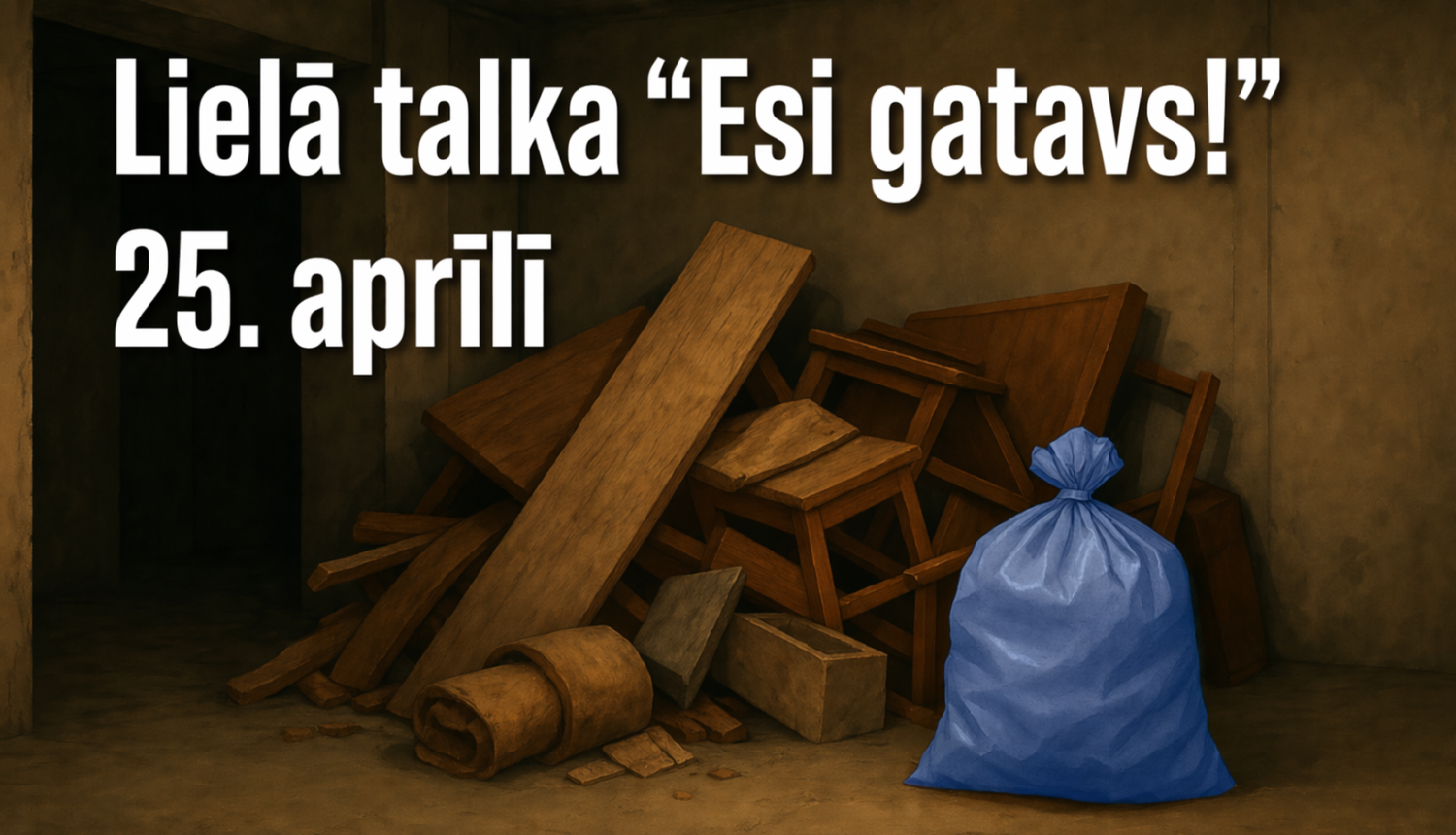 25. aprīlī Ogres novadā norisināsies Lielā talka "Esi gatavs!"