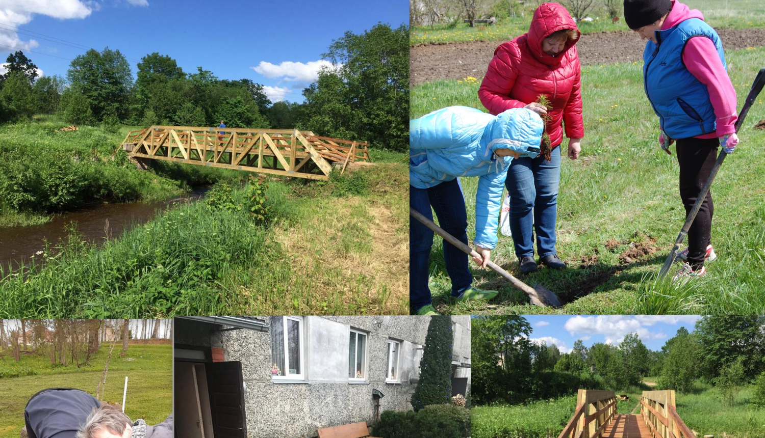 Mazozolos atjaunots tilts, ceļu segums, ūdens atdzelžošanas iekārtas