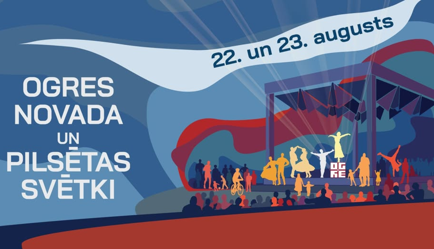 Ogres novada un pilsētas svētki - 22. un 23. augusts
