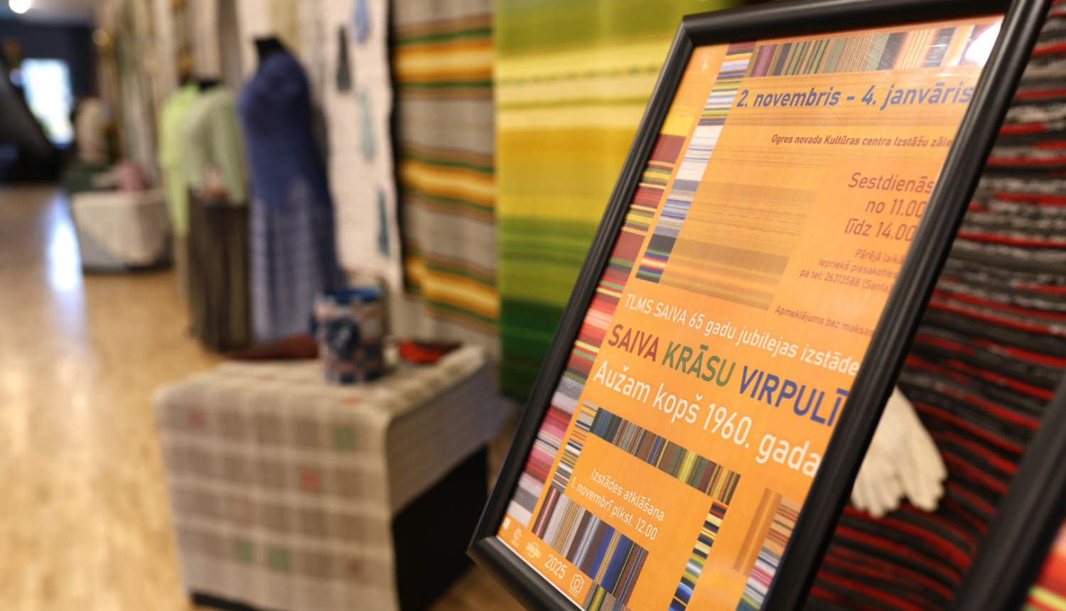 Tautas lietišķās mākslas studijas SAIVA jubilejas izstāde