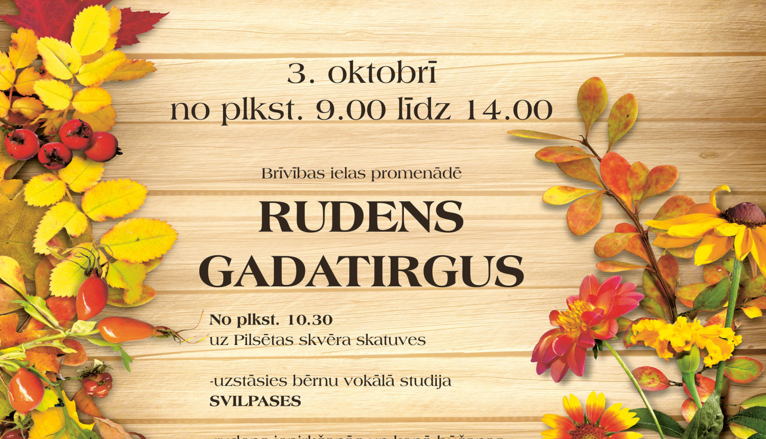 Rudens gadatirgus Ogrē