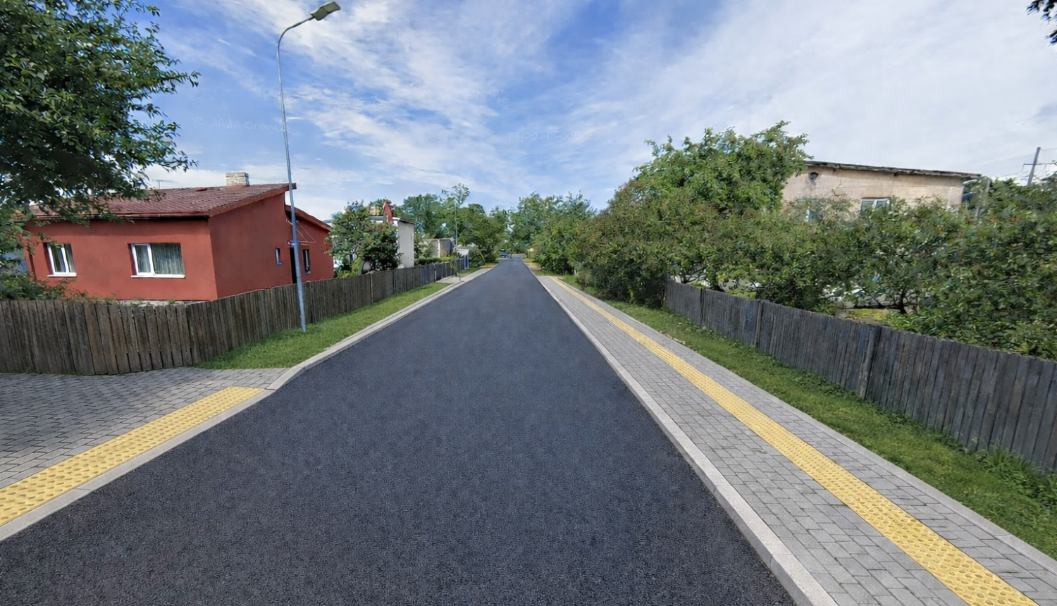 Vizualizācija Akmeņu ielas posmam