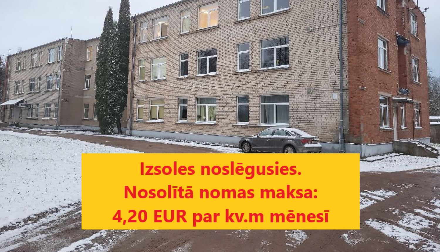 Izsoles rezultāts - Suntažu internātskola