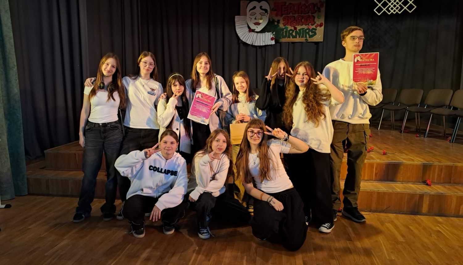 Ogres novada skolu un Iecavas vidusskolas teātra sporta komandas piedalās Daugavkrastu teātra turnīrā Ikšķiles vidusskolā
