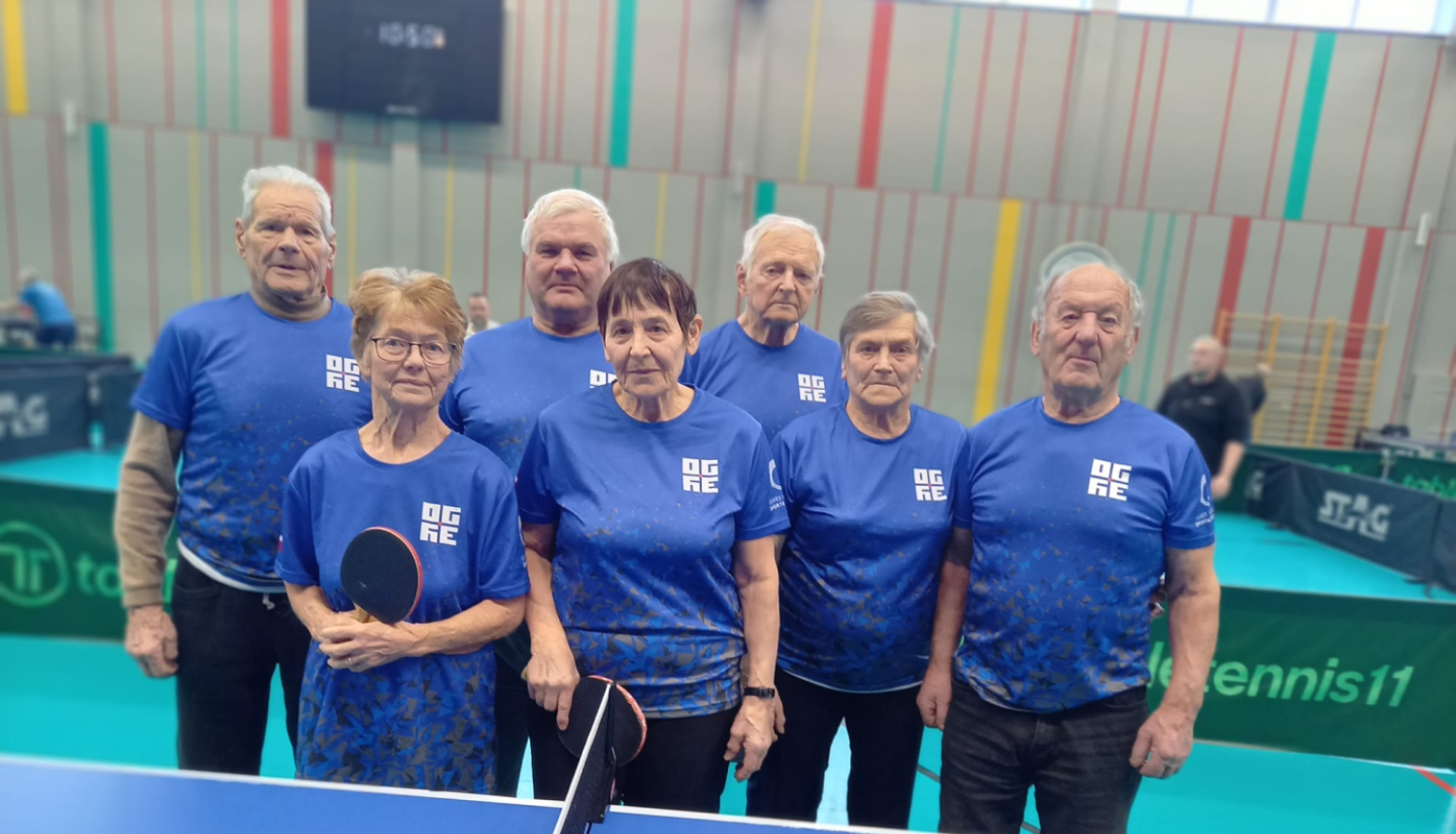 Ogres novada galda tenisistiem medaļu birums 62. LSVS pašvaldību sporta spēlēs