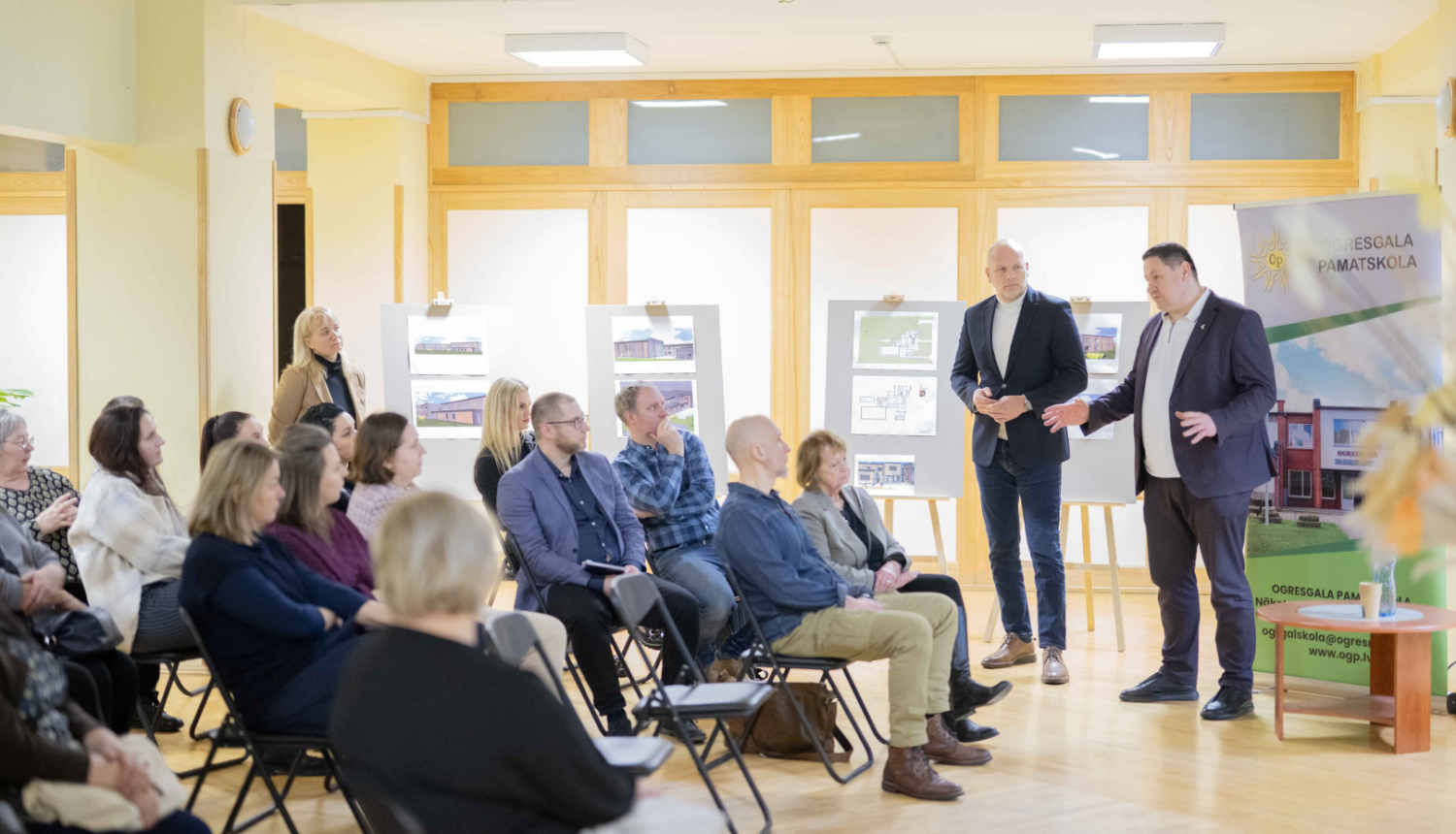 Ogresgala pagasta iedzīvotāju tikšanās ar Ogres novada pašvaldības domes pārstāvjiem par Pamatskolas un vietējās kopienas attīstību