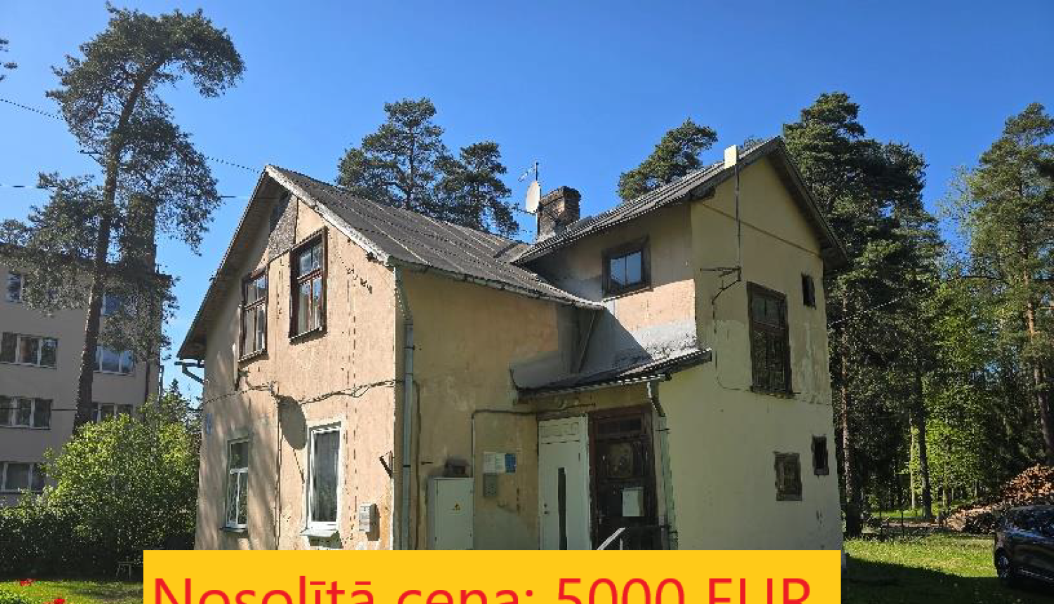 Noslēgusies izsole īpašumam Turkalnes ielā 17 - 1A. Nosolītā cena 5000 eur