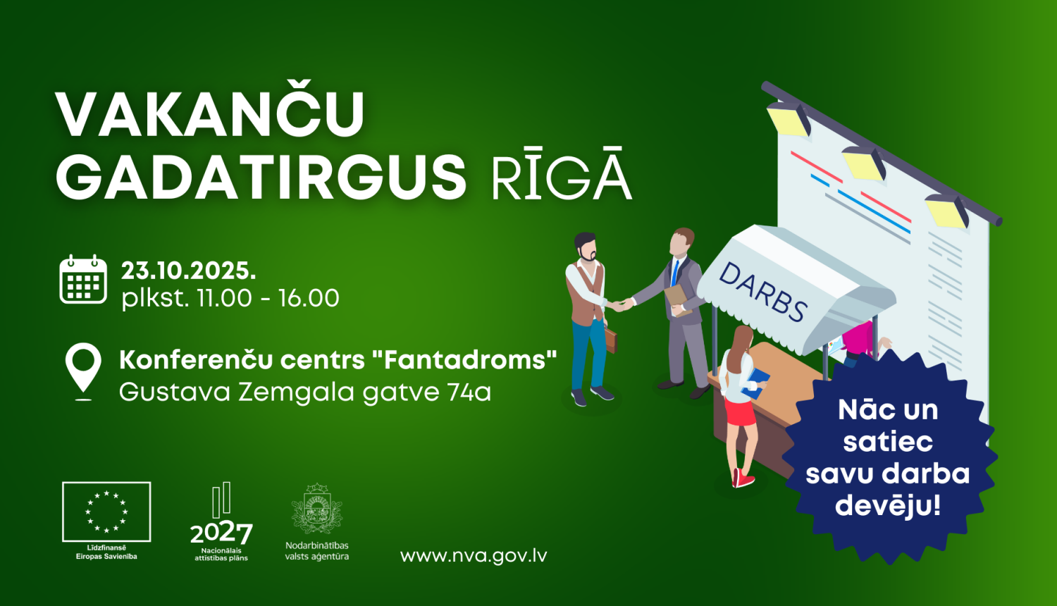 Vakanču gadatirgus Rīgā