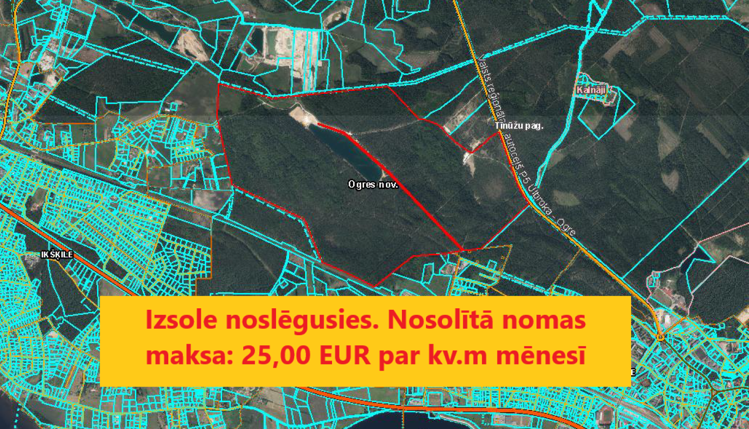 Izsoles rezultāts - Ogres Zilie kalni